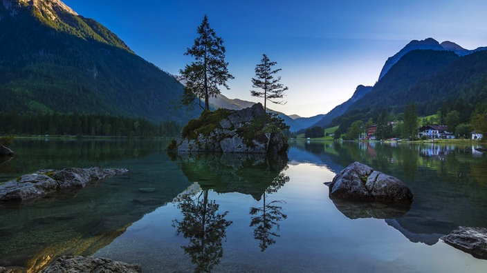 Der Hintersee bei Ramsau.