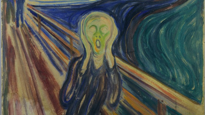 Gemälde "Der Schrei" von Edvard Munch