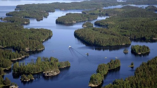 Saimaa-See in Finnland