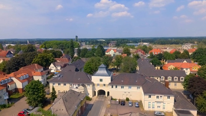 Screenshot aus dem Film "Zechensiedlungen im Ruhrgebiet"